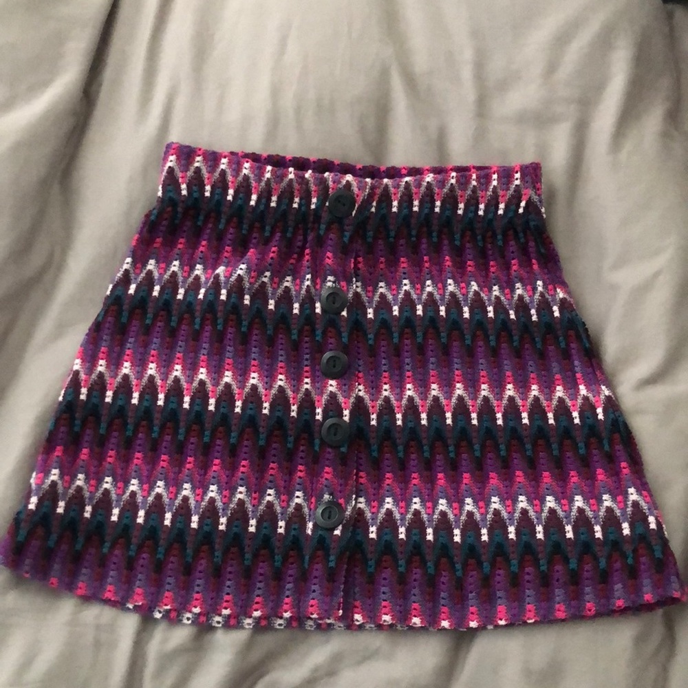 Free People sweater mini skirt.